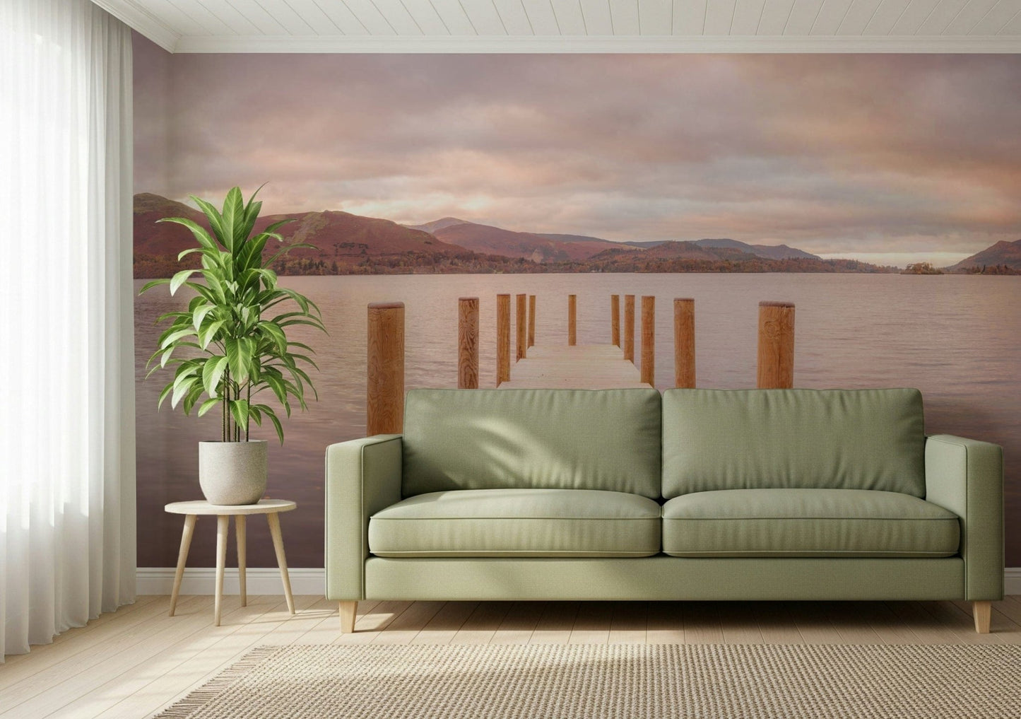 Piering into Nature's Heart Wall Mural