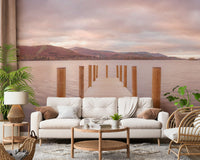 Piering into Nature's Heart Wall Mural