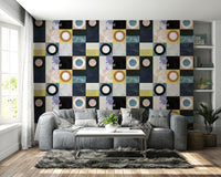 Concrete-style Pietra3 wallpaper in neutral tones

