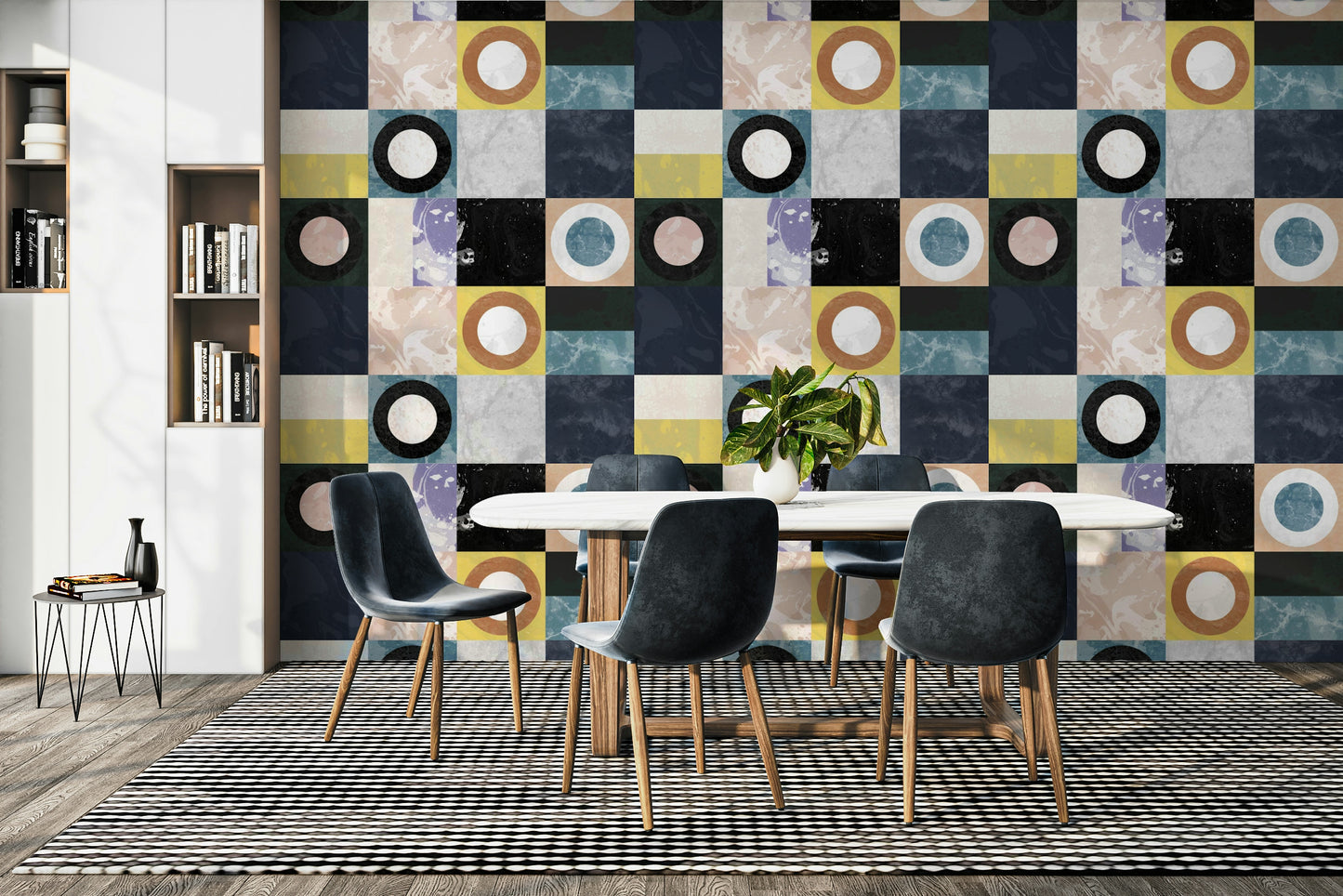 Close-up of textured Pietra3 Wallpaper finish

