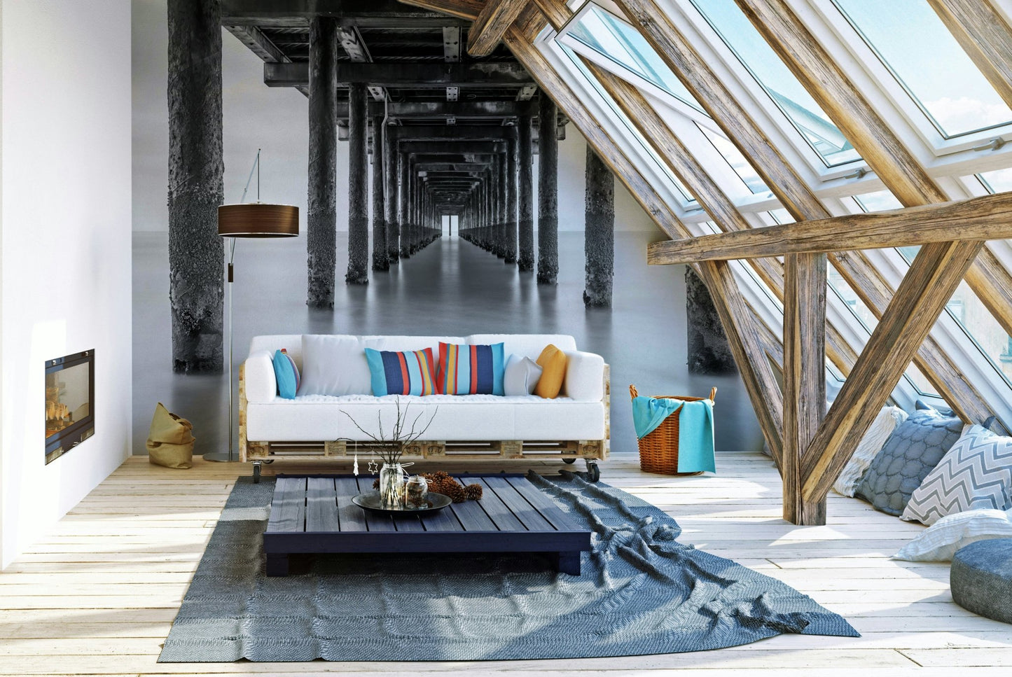 The texture appears realistic, like a high-quality photographic print.
