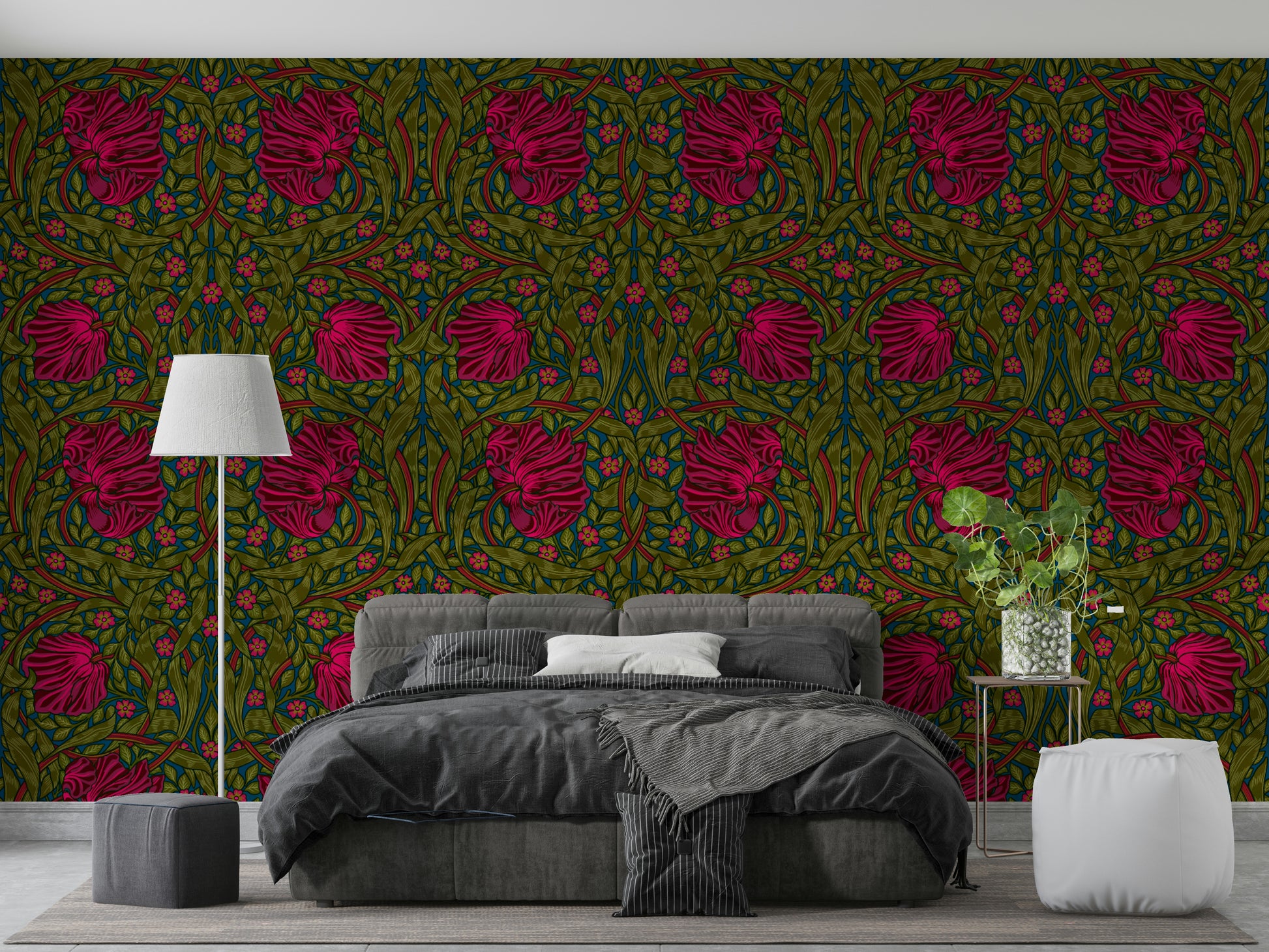 Classic William Morris wallpaper for walls

