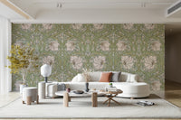 Handcrafted William Morris wallpaper

