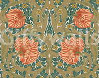 Vintage floral wallpaper for interiors

