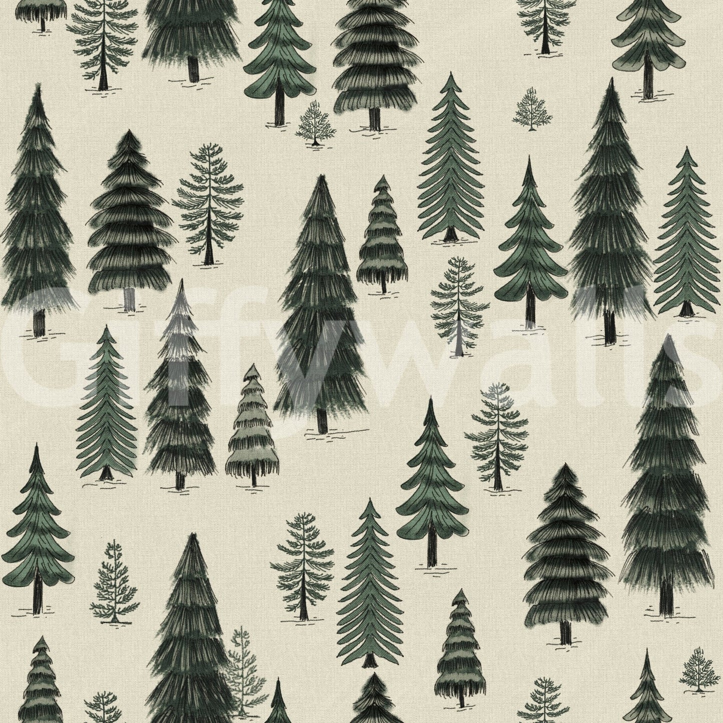 Pine Tree Dreamscape Wallpaper⁠