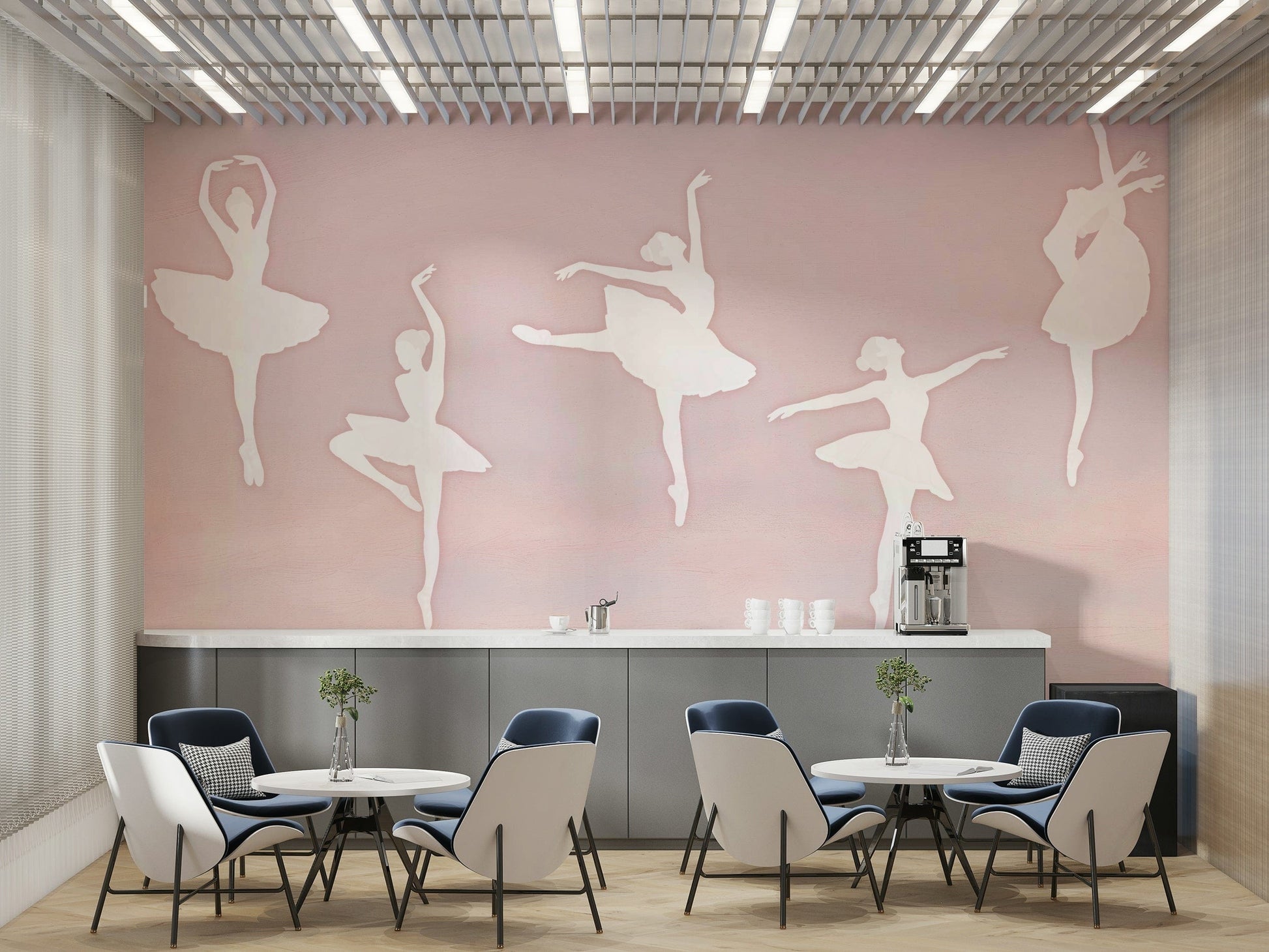 The design has a beautiful, artistic aesthetic.

