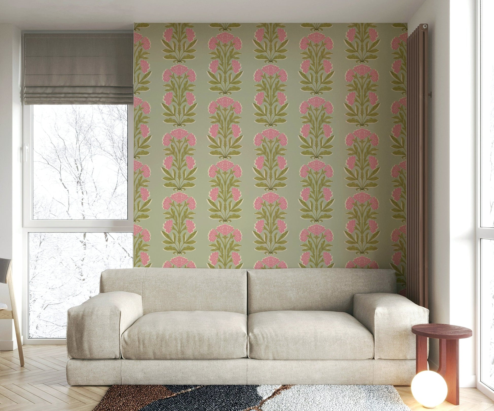 The design gives a feeling of quiet, natural beauty.

