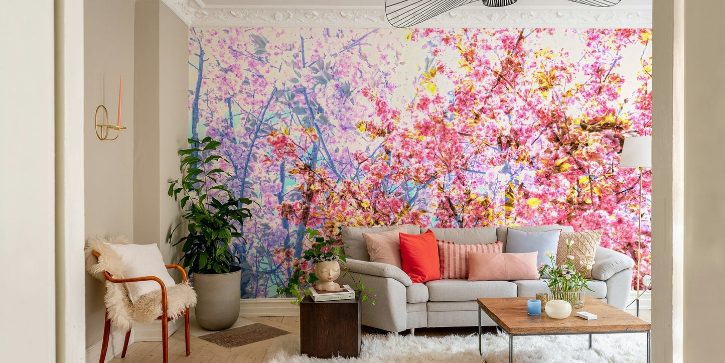 Soft focus with clear floral details.

