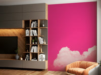 A beautiful soft focus wall mural for a child's room.

