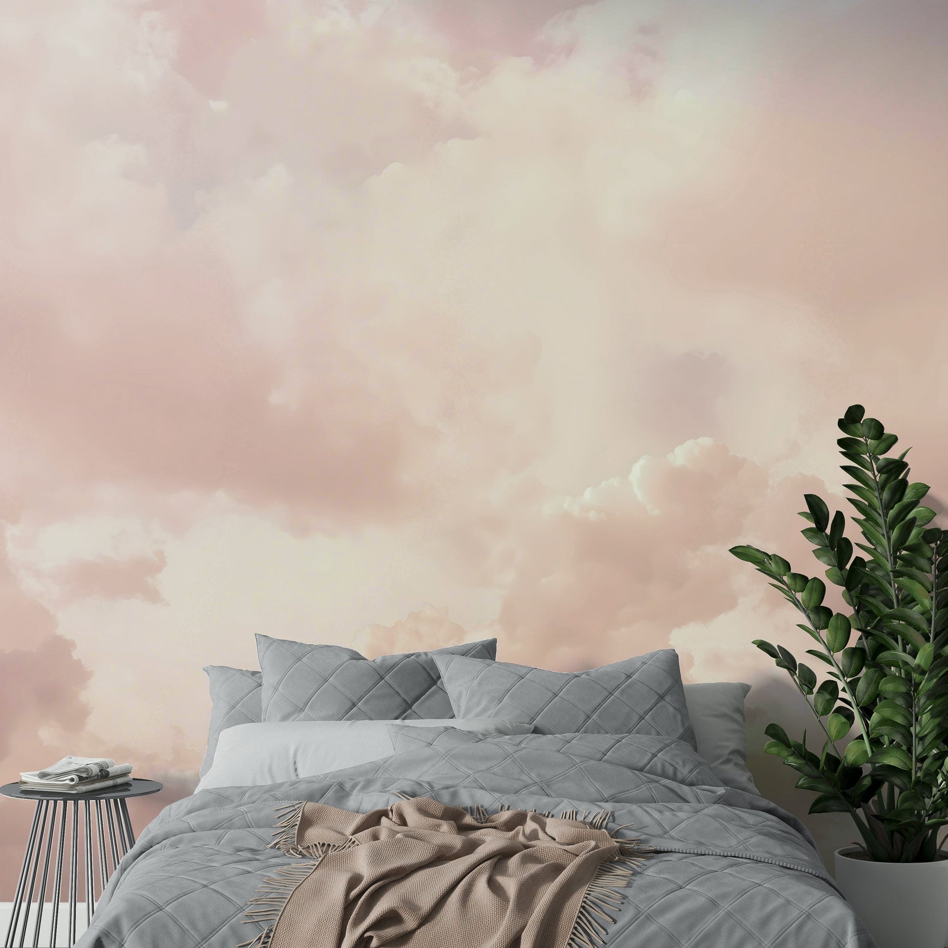 Wall decor showing a tranquil twilight view

