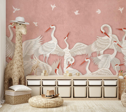 Wall decor showing a tranquil abstract view

