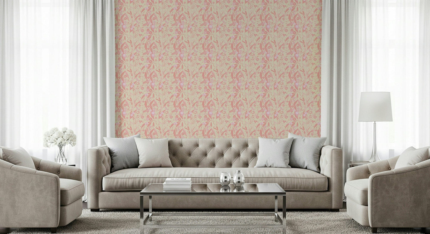 A beautiful modern art wall mural of soft light.

