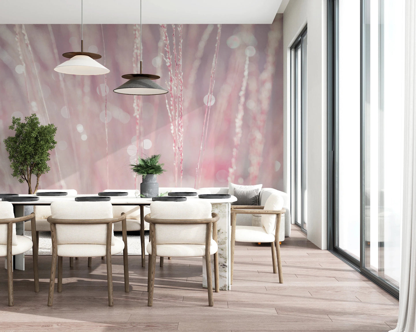 Pink Haze Wall Mural
