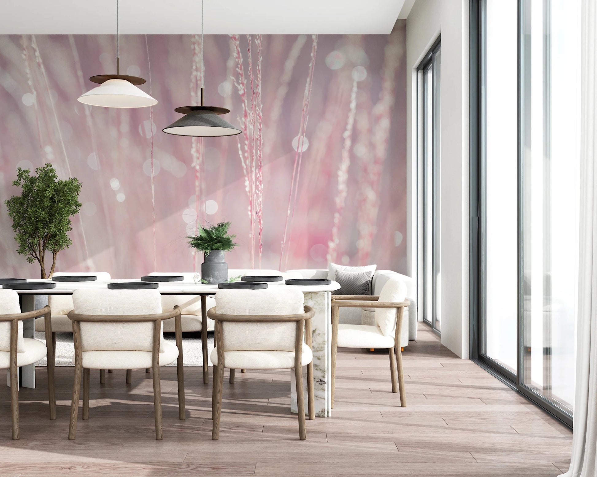 Pink Haze Wall Mural