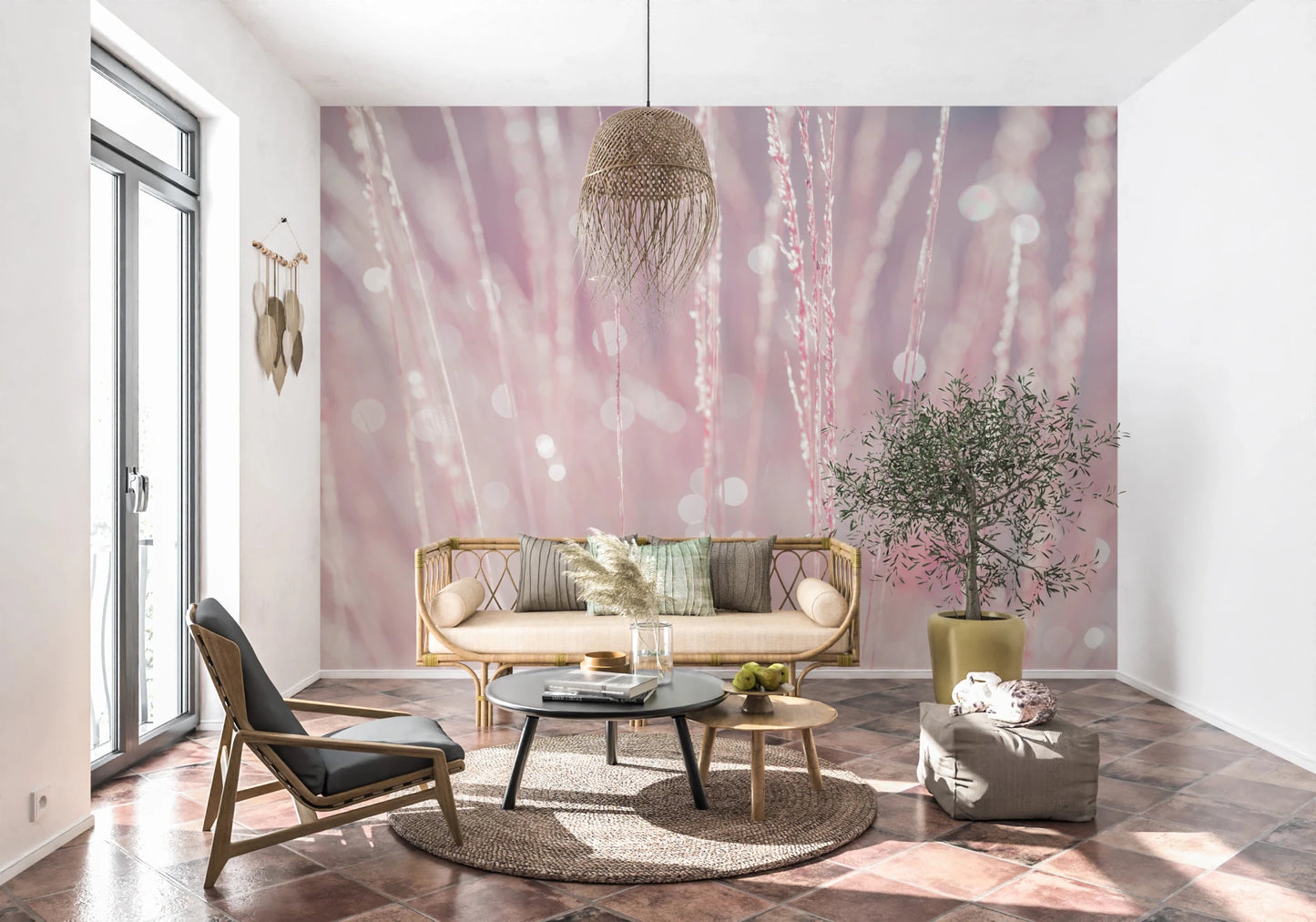 Pink Haze Wall Mural