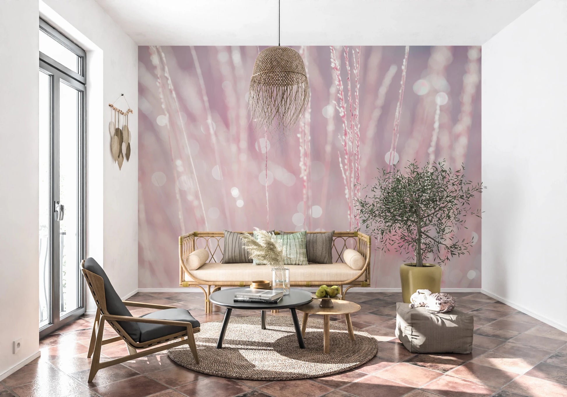 Pink Haze Wall Mural