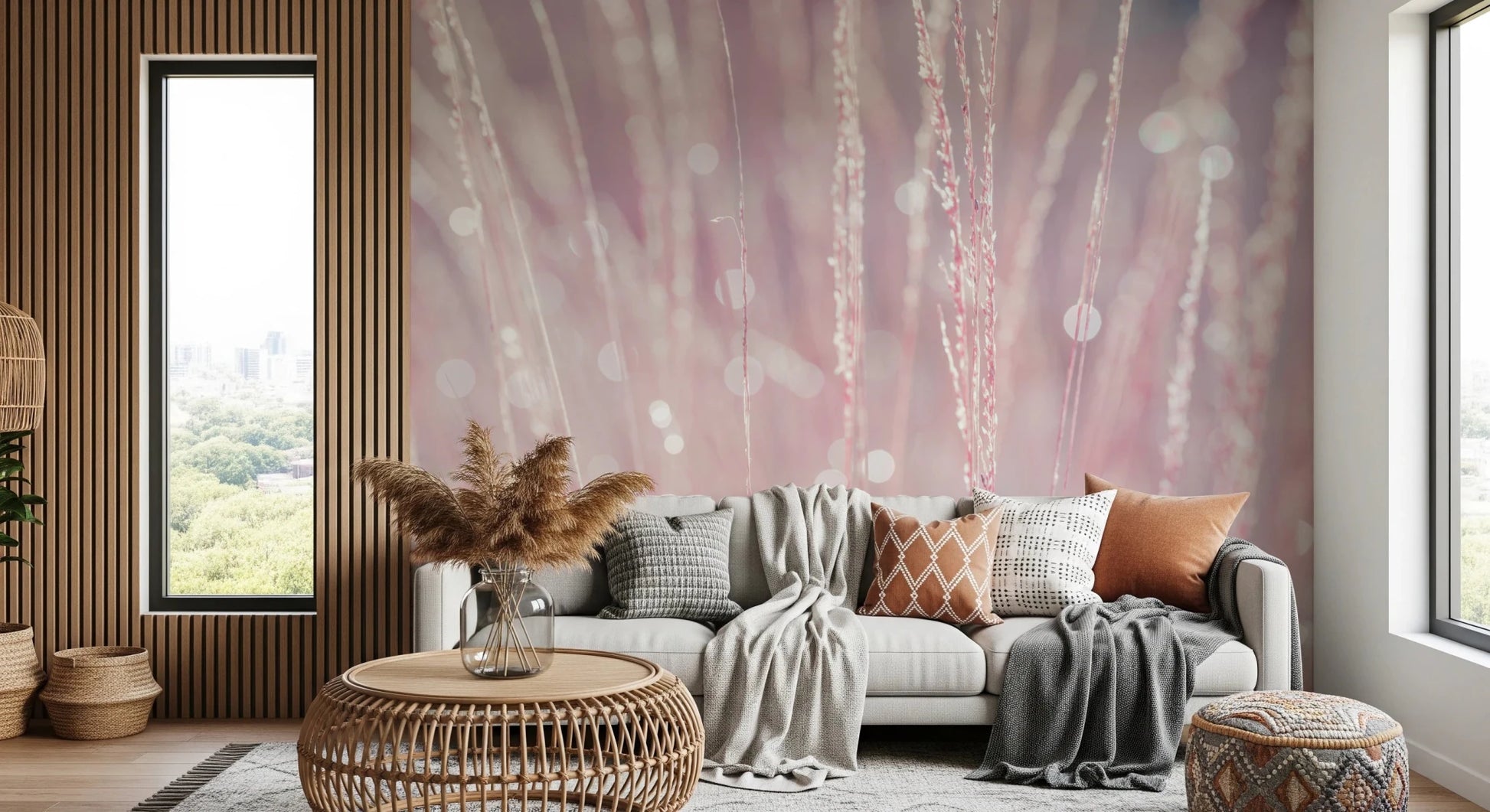 Pink Haze Wall Mural