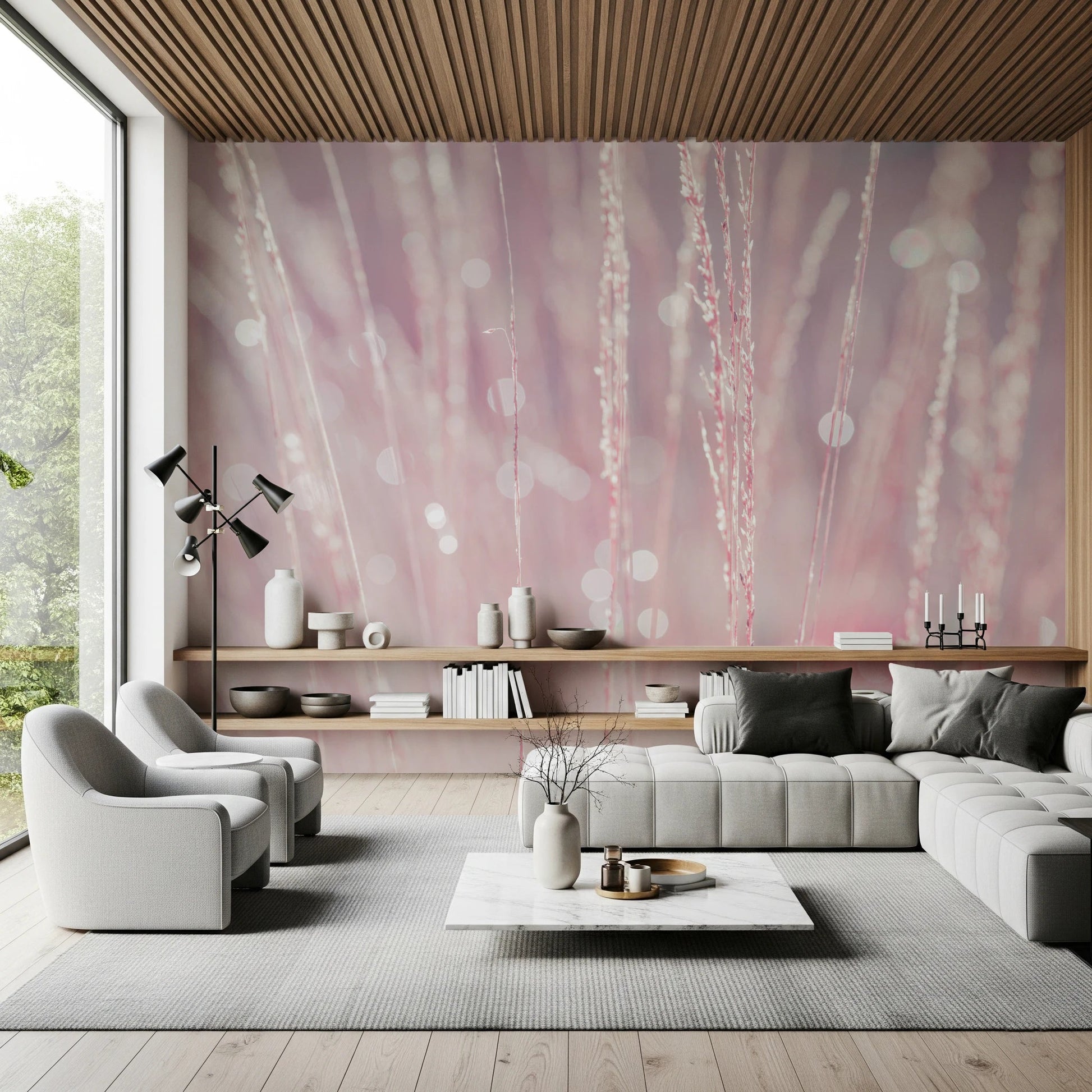 Pink Haze Wall Mural