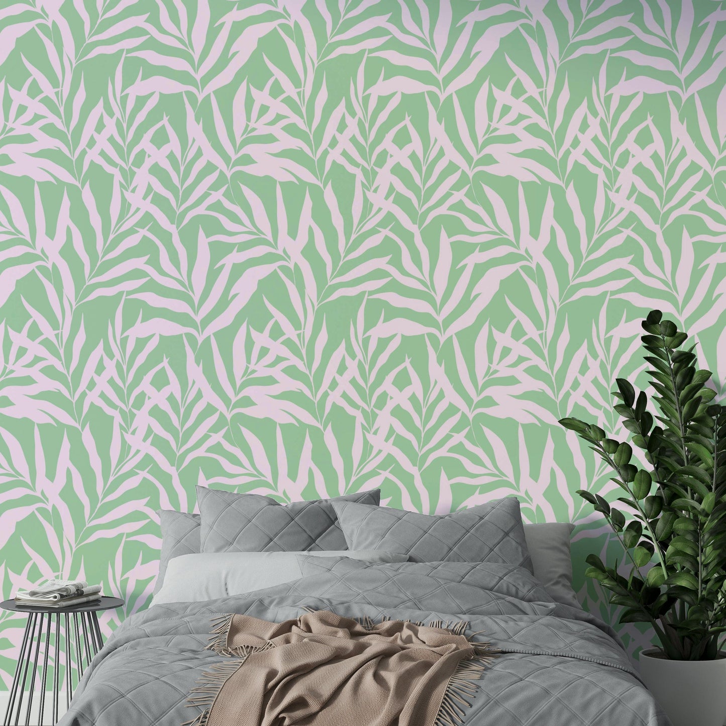 Wallpaper for walls with a fun, vacation theme

