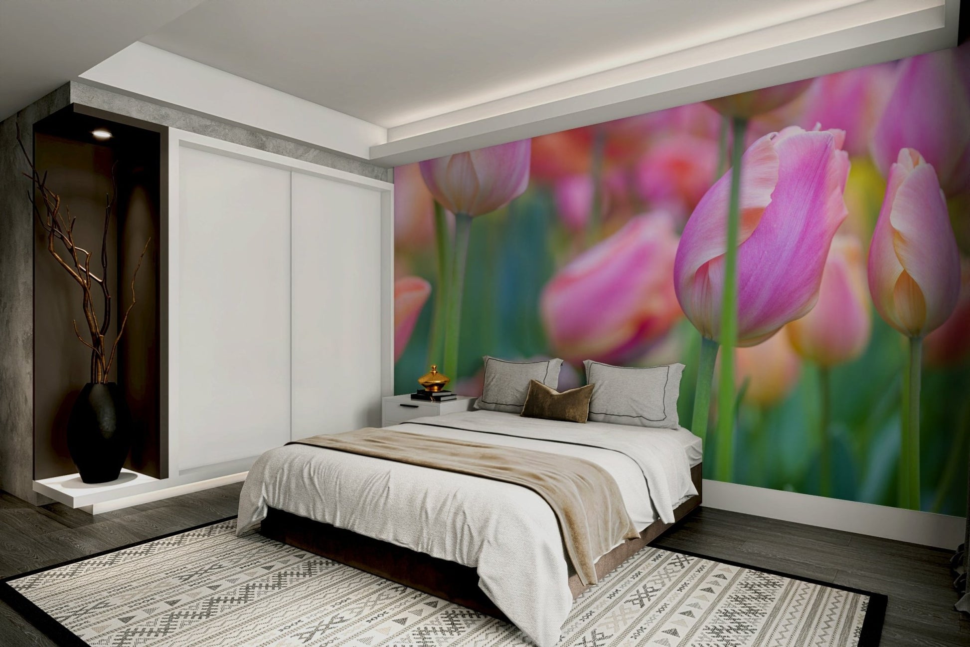 A high-quality print of a tranquil landscape.

