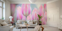 Tulips Jewels tasteful wall mural

