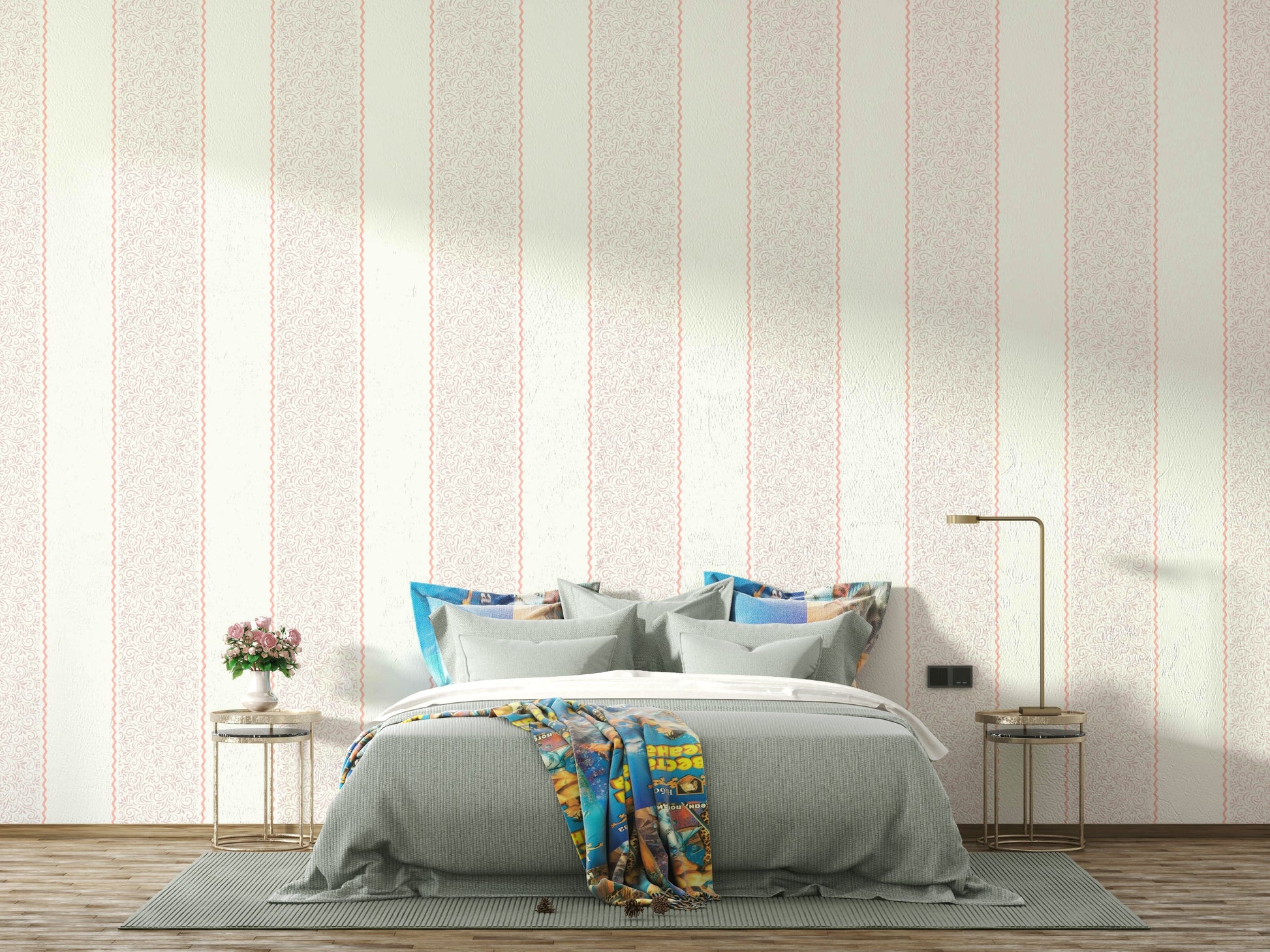 The composition is a harmonious, layered pattern.

