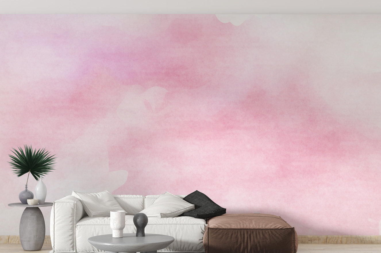 Pink Watercolor Wallpaper Murals - Giffywalls