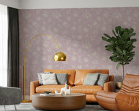 Pink Whisper Florals wallpaper for walls charming wildflower pattern