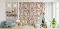 Playful Animal Portraits Wallpaper⁠