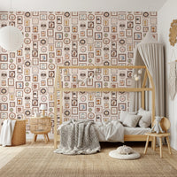 Playful Animal Portraits Wallpaper⁠