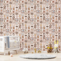 Playful Animal Portraits Wallpaper⁠