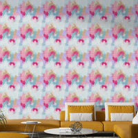 Crayon Strokes artistic wall mural

