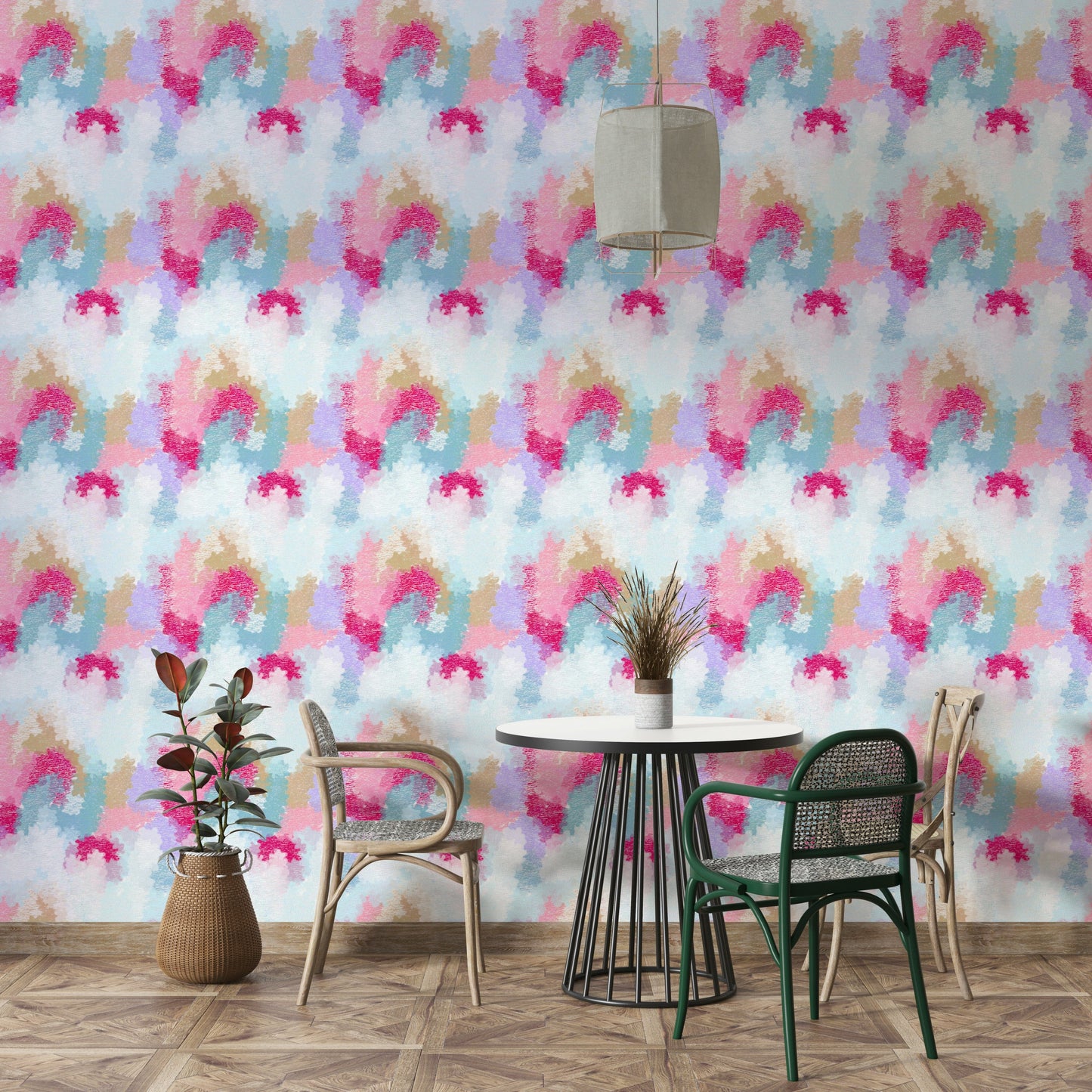 Crayon Strokes colorful wallpaper

