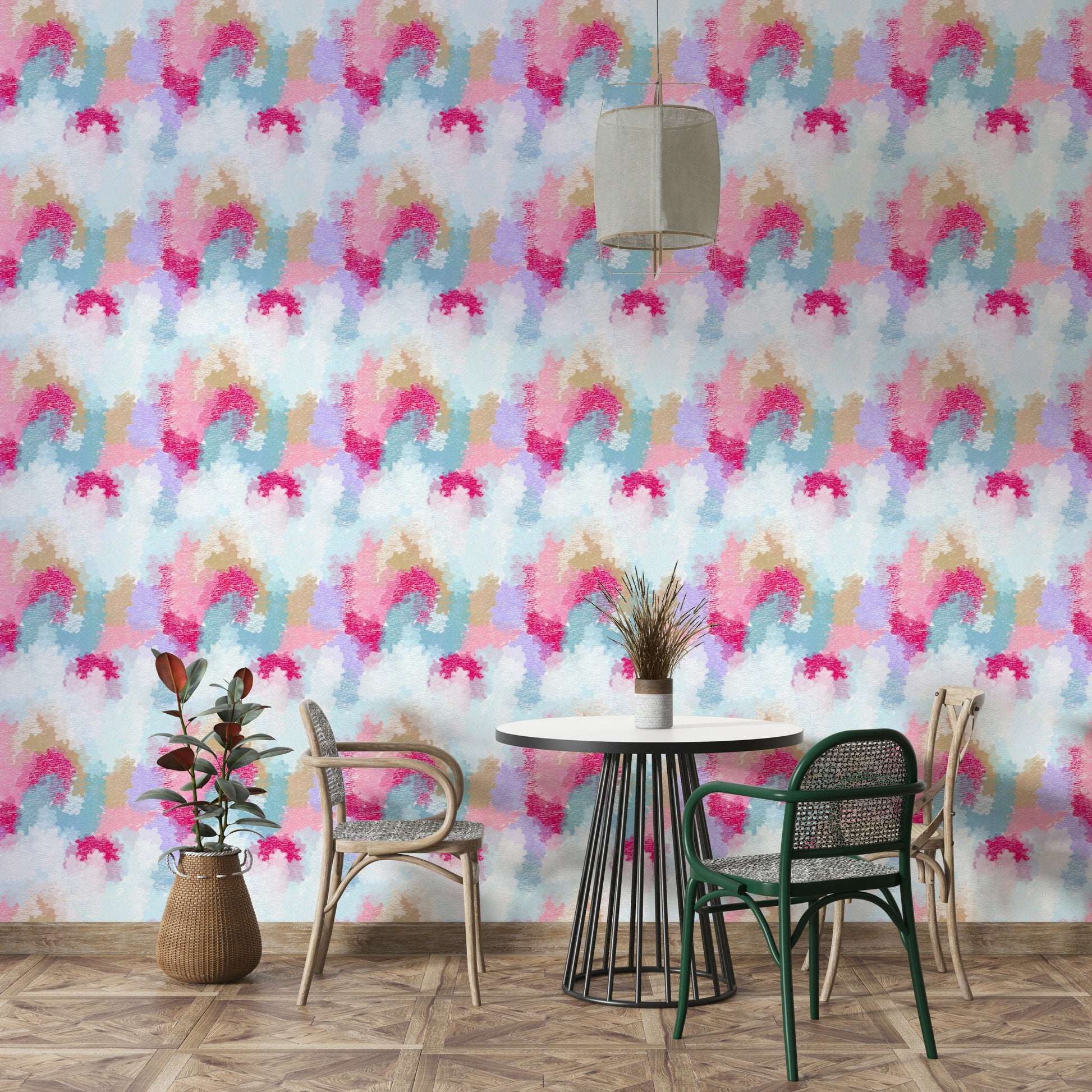 Crayon Strokes colorful wallpaper

