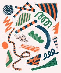 A high-quality abstract print wall mural for walls.

