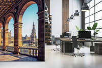 Plaza de España View Wall Mural