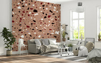 A beautiful seamless polished stone wallpaper mural for a modern home.