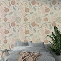 A calm and serene wall covering.

