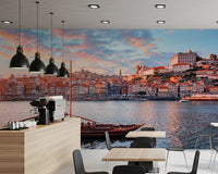 Porto Sunset Glow Wall Mural