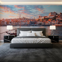 Porto Sunset Glow Wall Mural