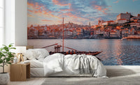 Porto Sunset Glow Wall Mural
