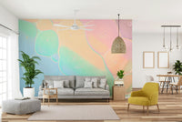 The image shows irregular, rounded shapes.

