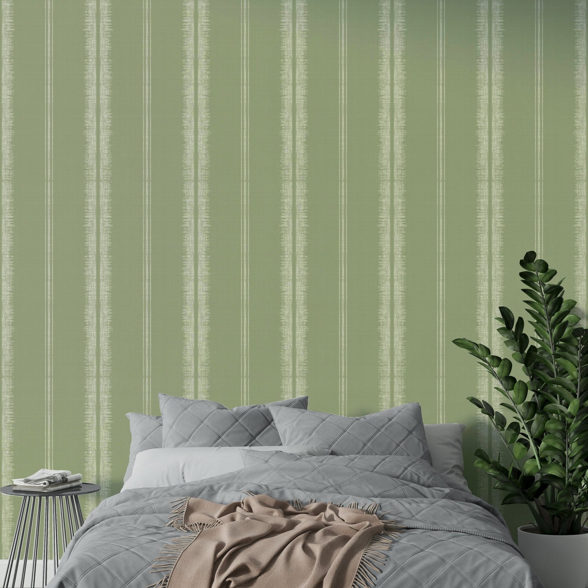 Provence Boho Stripes wallpaper bringing light and serenity

