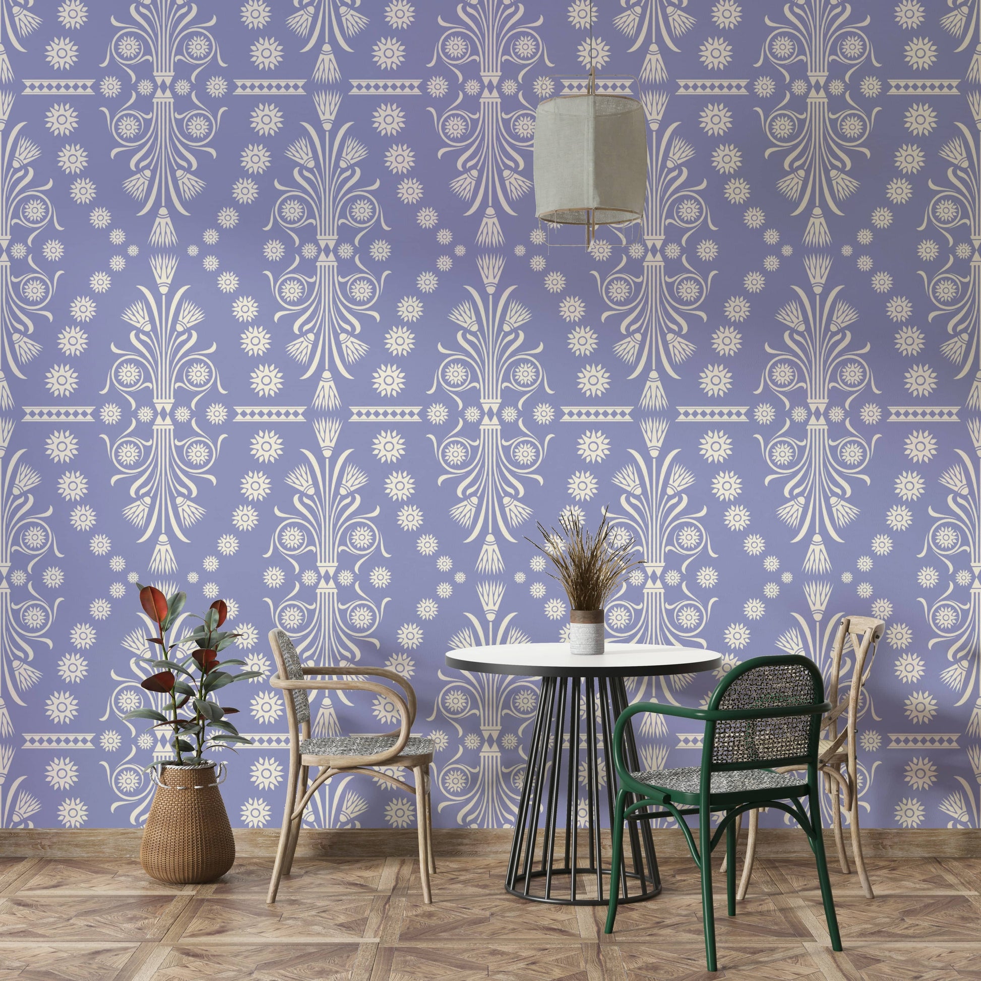 The image features detailed, artistic motifs and filigree.
