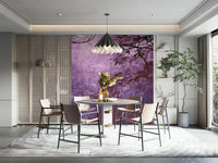 Fantasy Purple Woods decor dramatic violet texture.