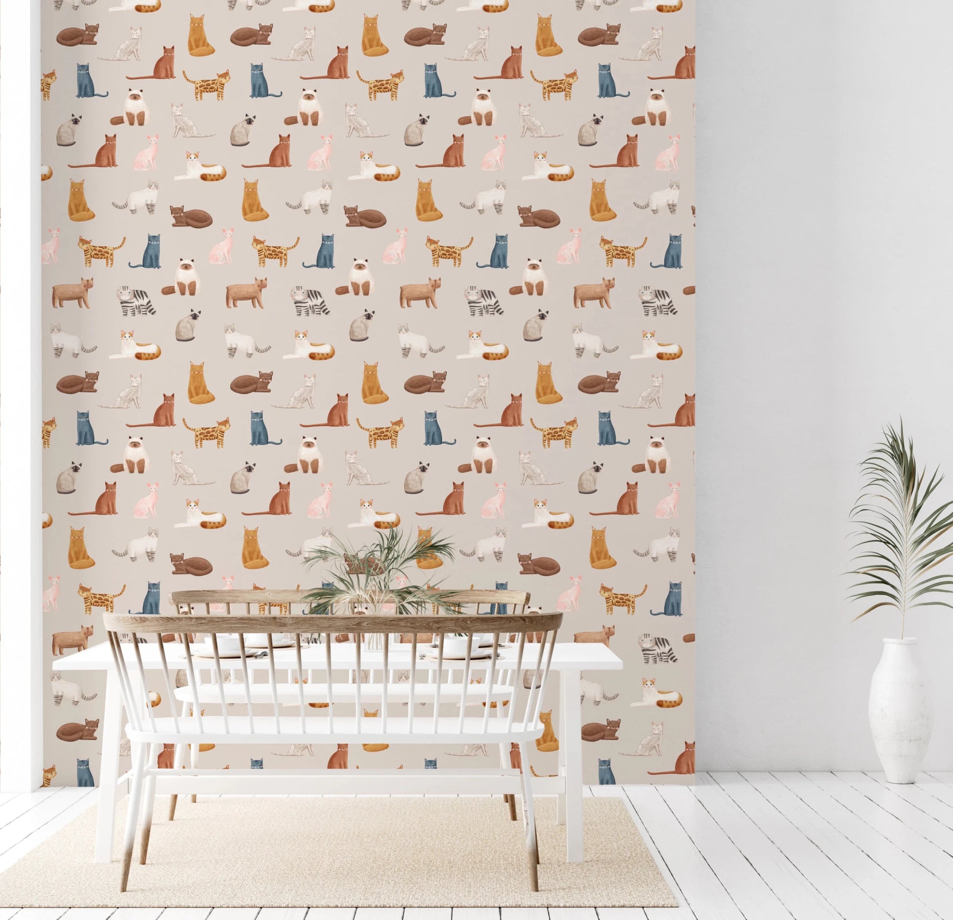 Purrfectly Pawsome Cats Wallpaper⁠