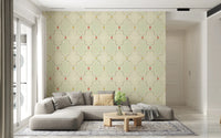 Quatrefoil Vines Wallpaper⁠