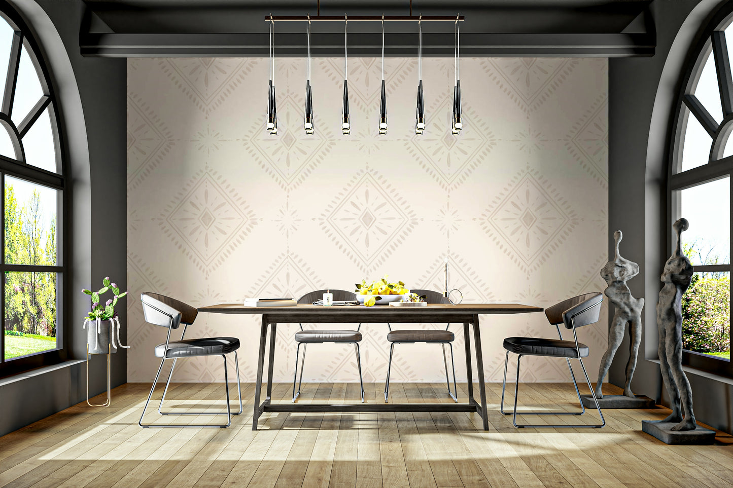 Calm sophisticated wallpaper

