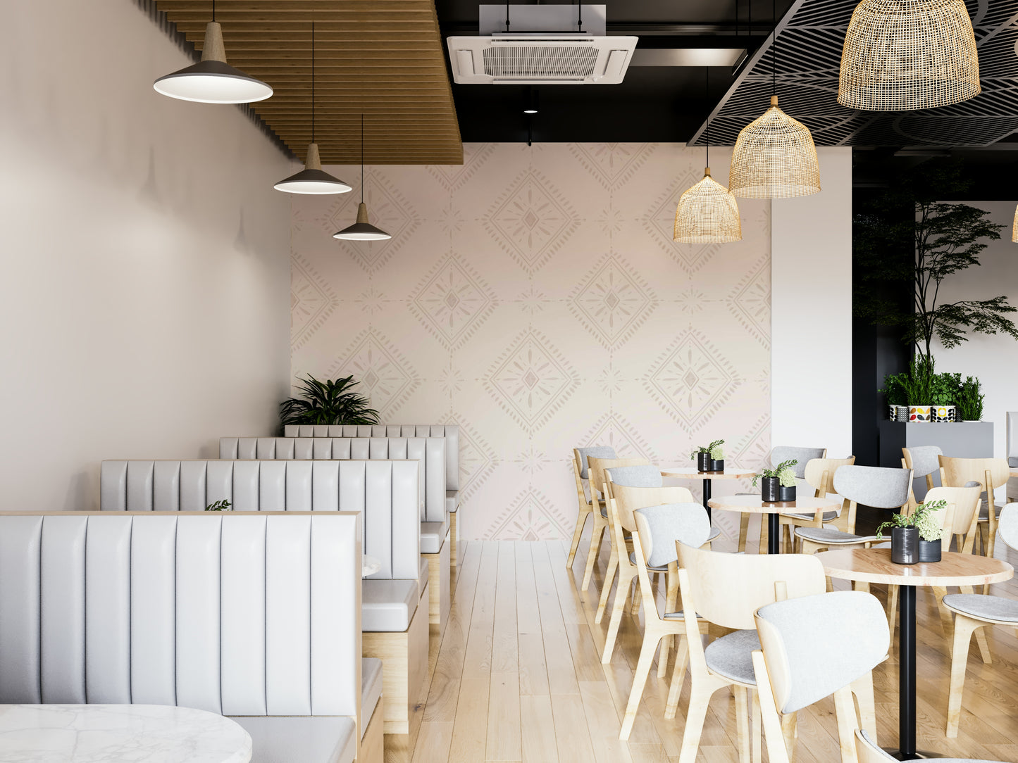 Minimalist diamond wallpaper

