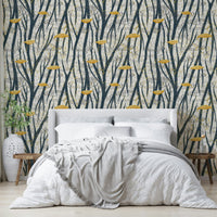 The design has a painterly, artistic look with a sense of soft focus.

